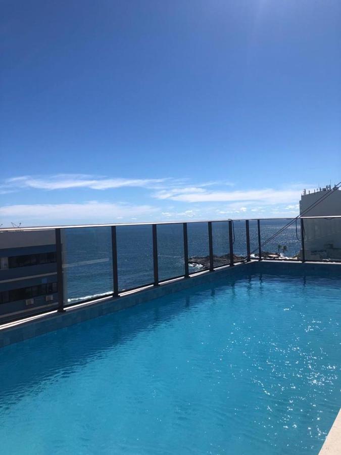 Apartamento Smart Farol Da Barra - Vista Mar Com Varanda Arejada Salvador de Bahía Exterior foto